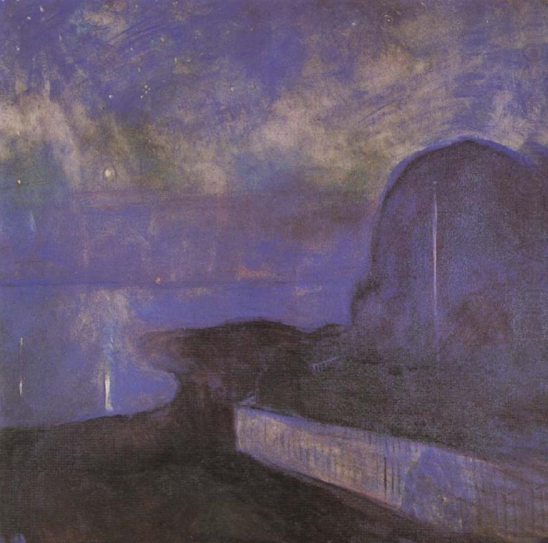 Edvard Munch Moon night china oil painting image